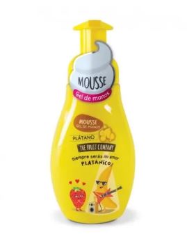 Gel pour les Mains en Mousse banane fraise.